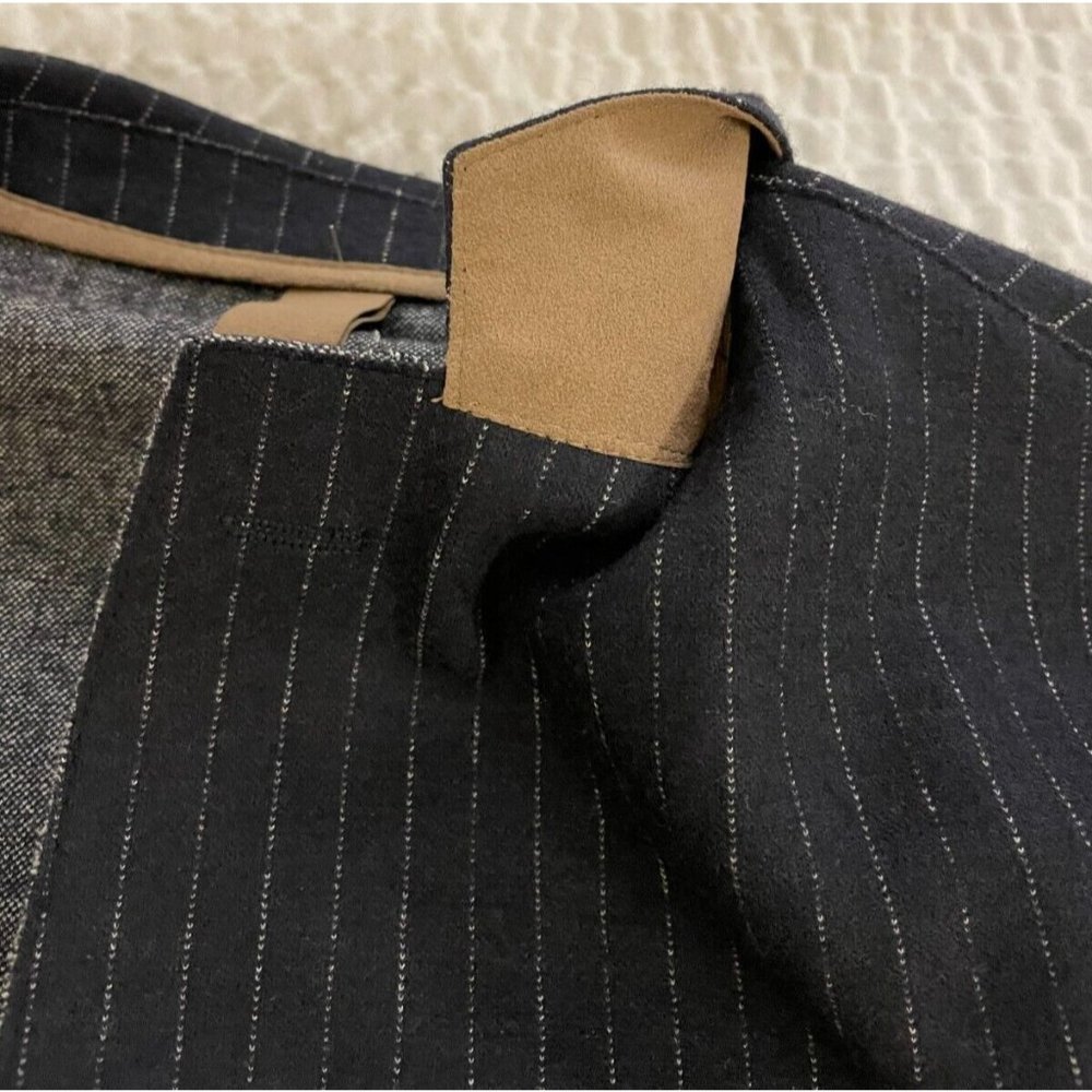 ELEVENTY made in italy Double Faced Jersey Jacket in Pinstripe Size 44 $1195 - Picture 5 of 11